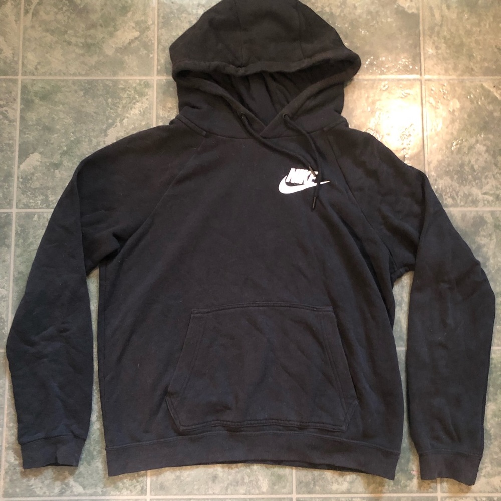 Black Nike logo sweatshirt